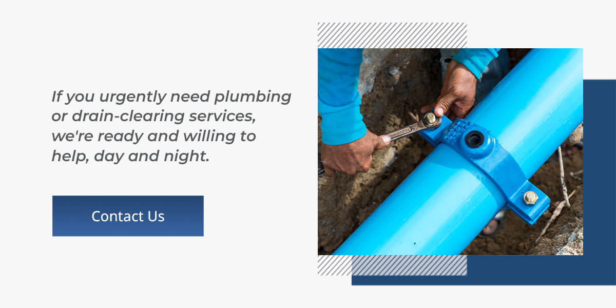 urgent plumbing and drain fixes